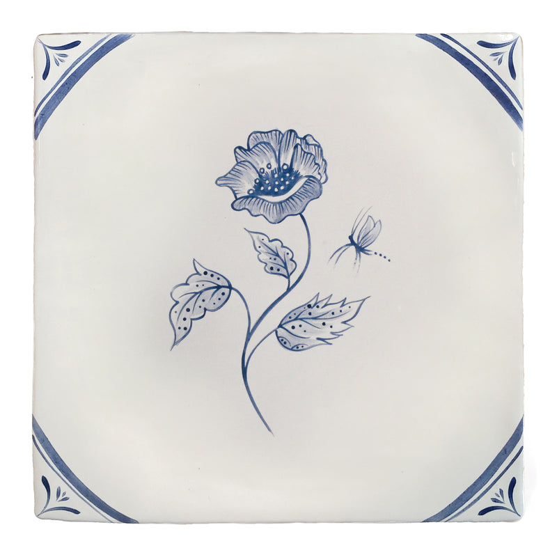 Flora Delft Poppy