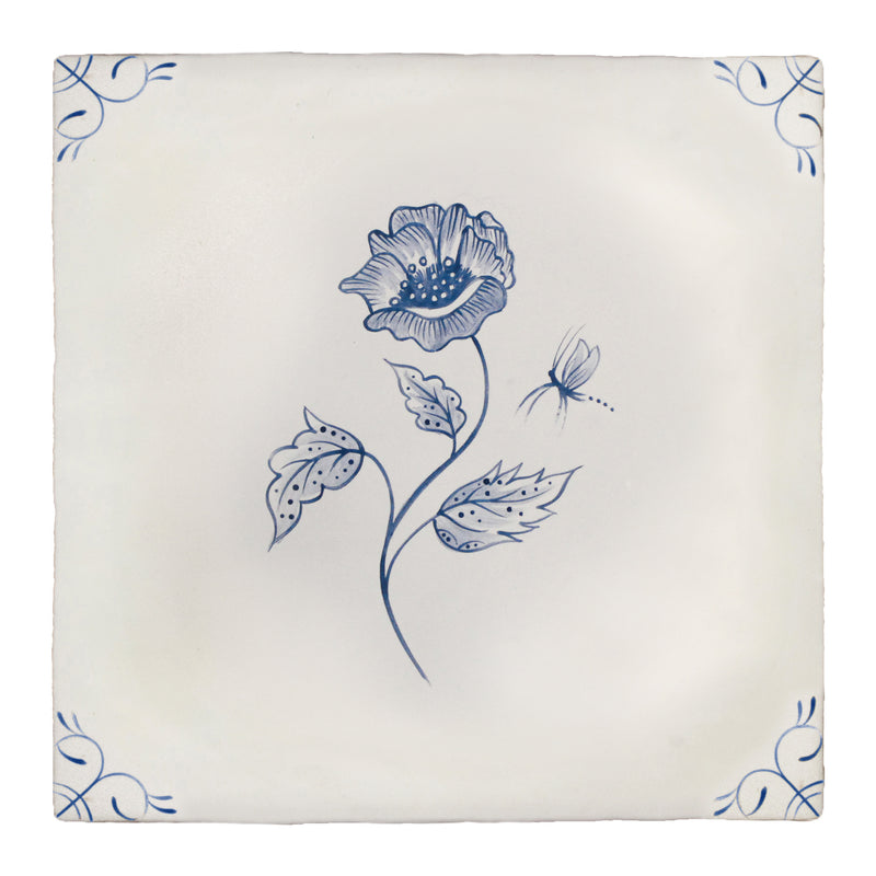 Flora Delft Poppy