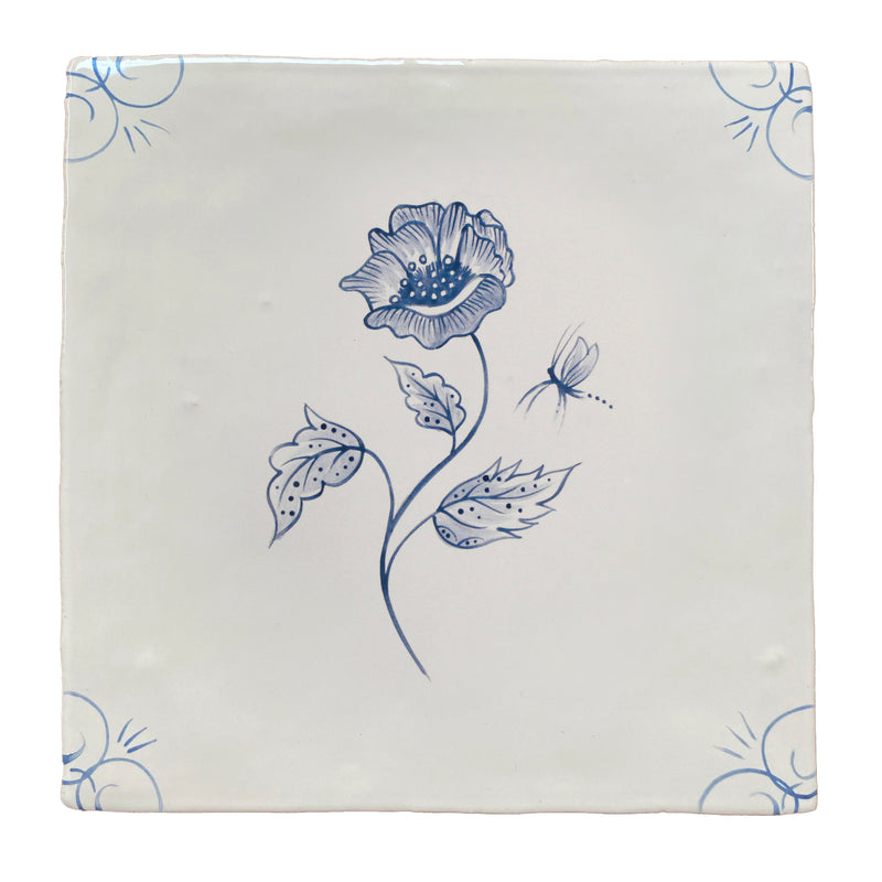 Flora Delft Poppy