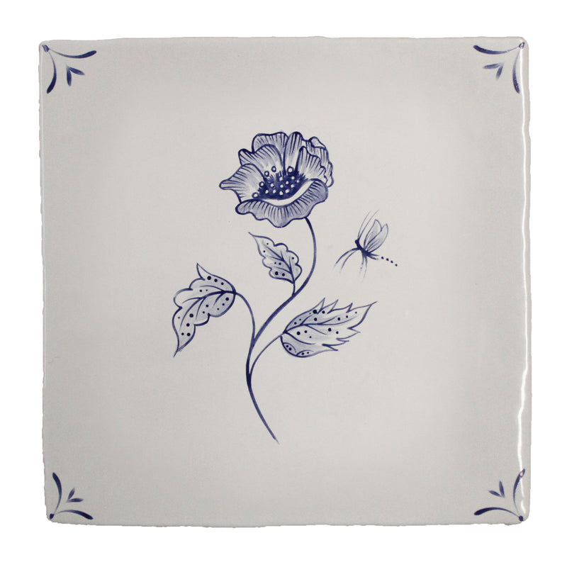 Flora Delft Poppy