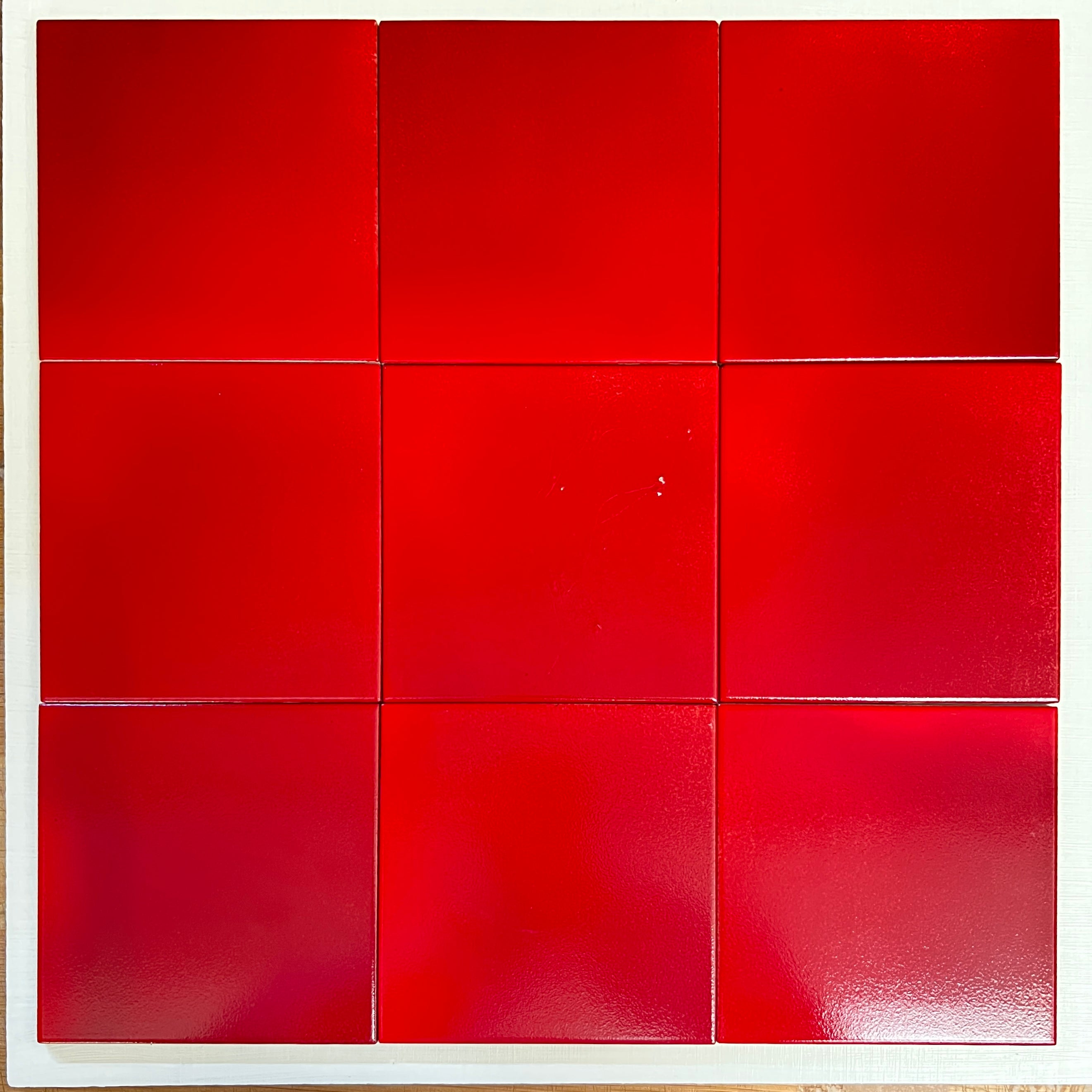 Seconds - Calico Floor Tile in Berry (Gloss Finish)