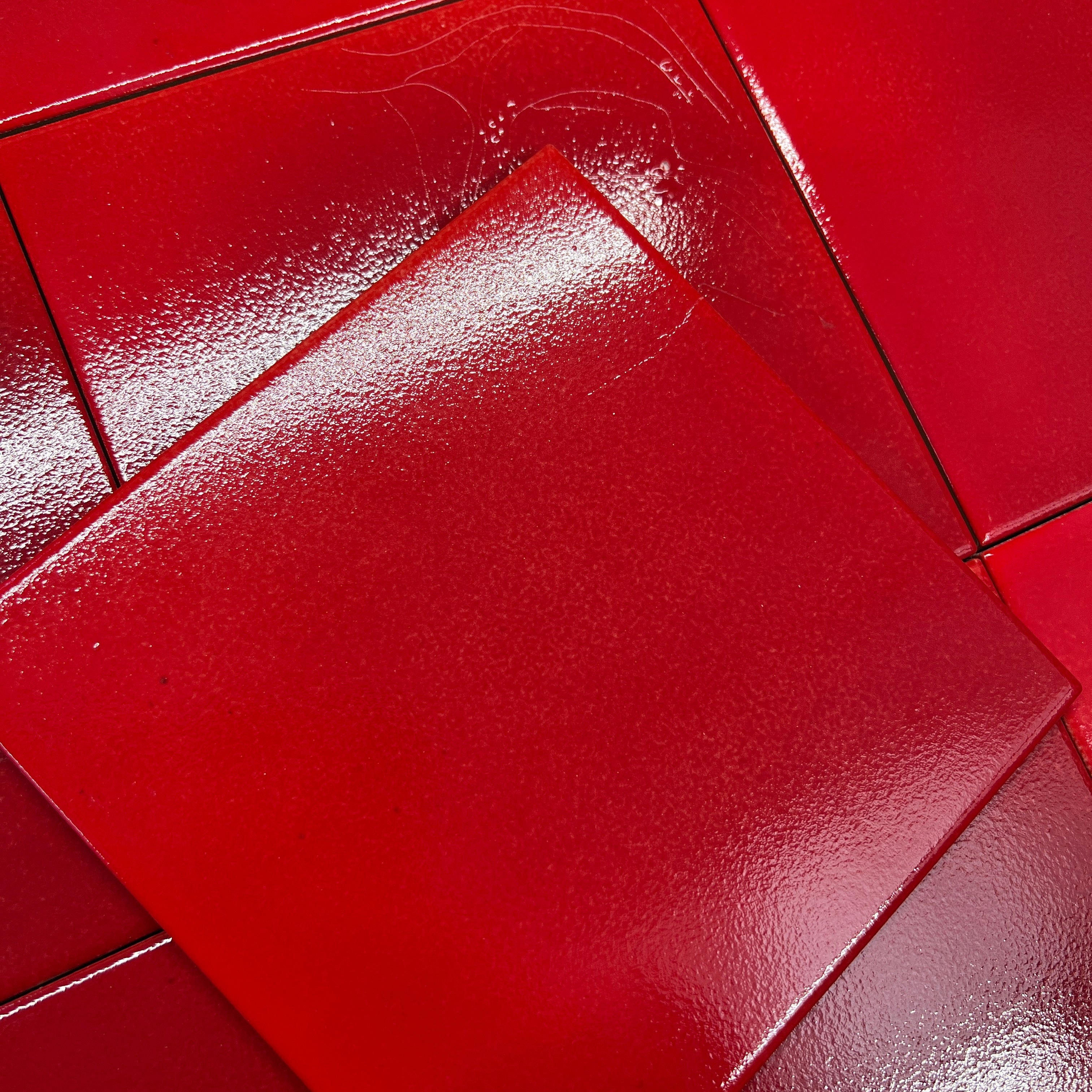 Seconds - Calico Floor Tile in Berry (Gloss Finish)