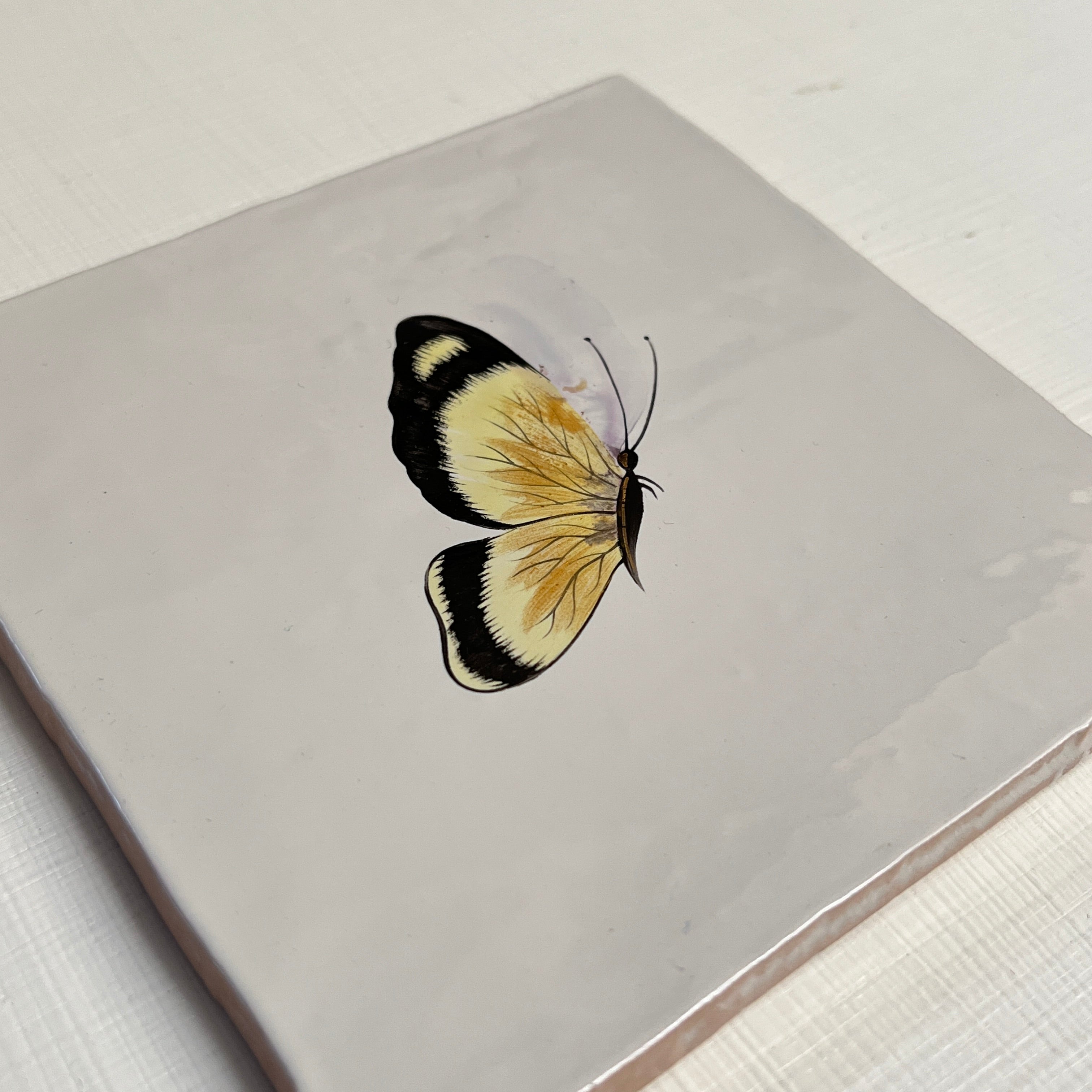 Seconds - Set of 3 Cloud Yellow Butterfly on English (Right)