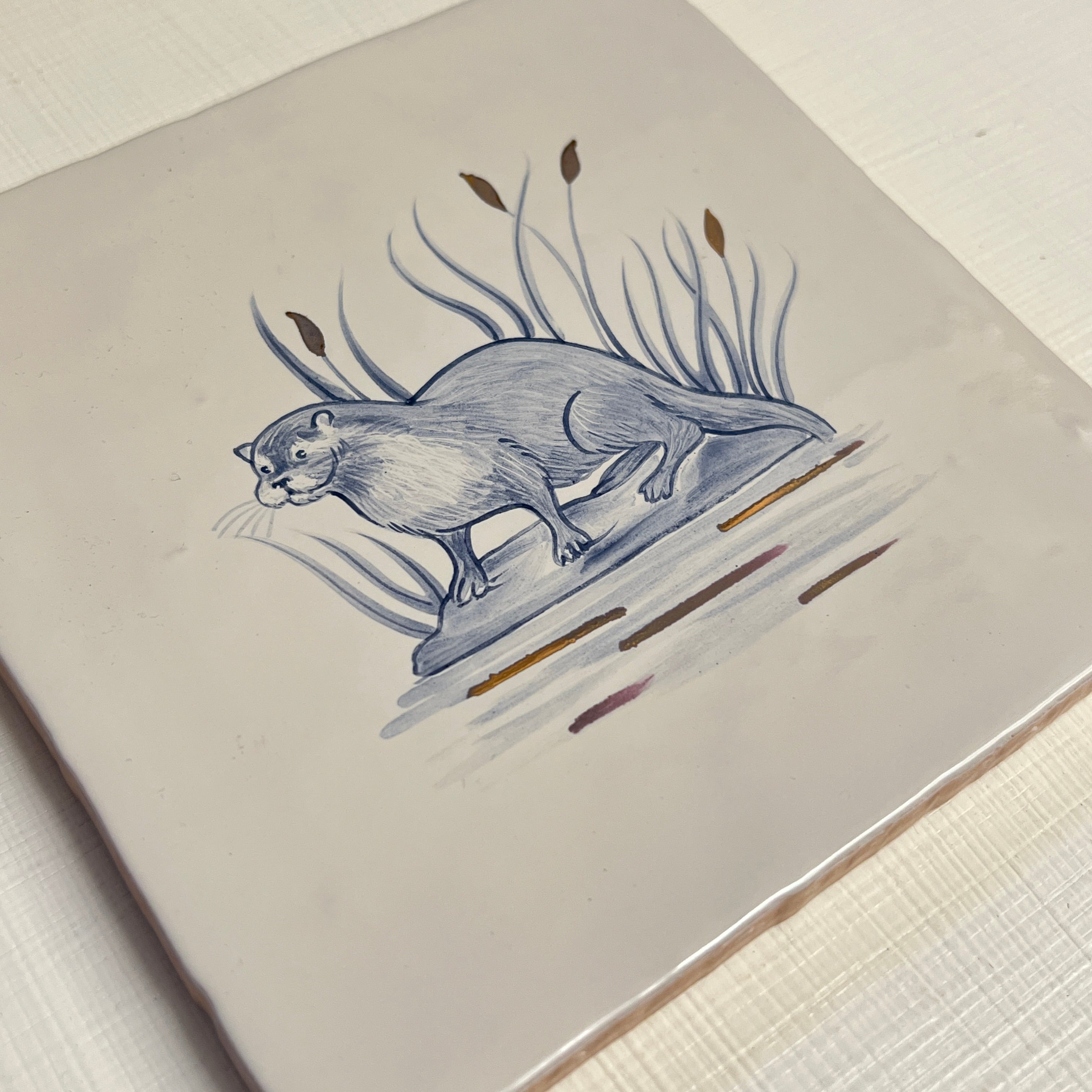 Seconds - Otter on Land on English (No Corners)