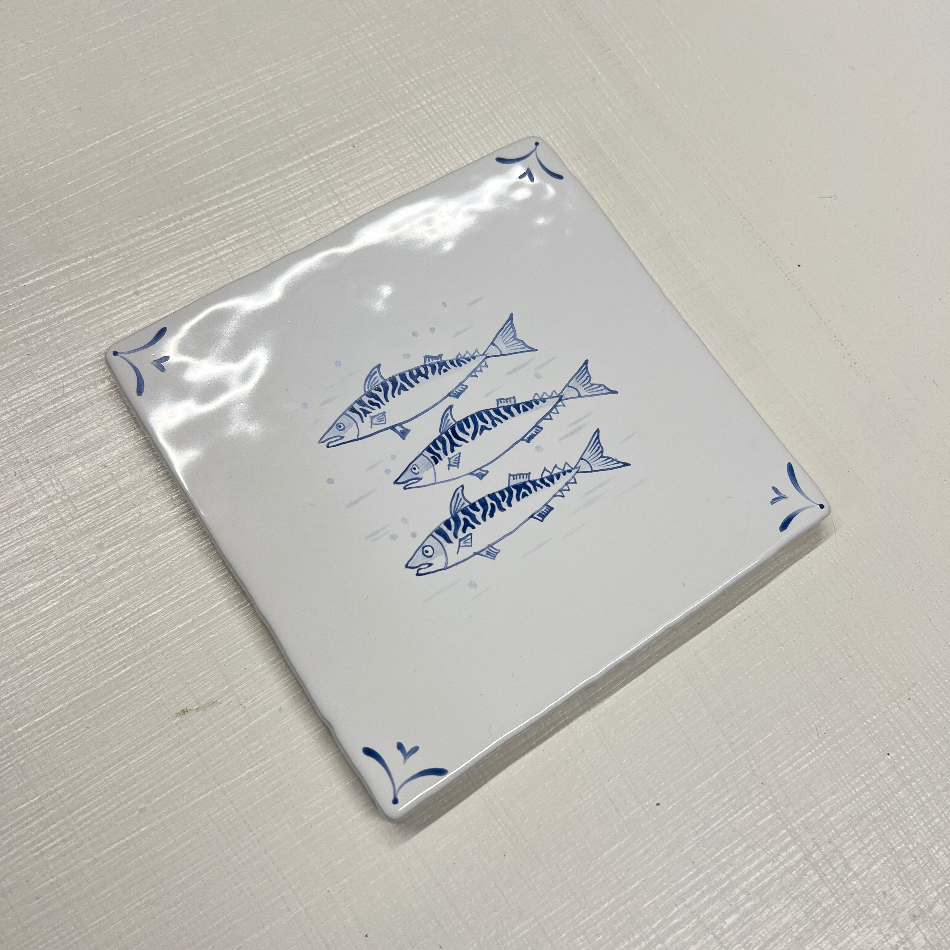 Seconds - Cornish Delft Mackerel on Cornish (Wilderness Corners)