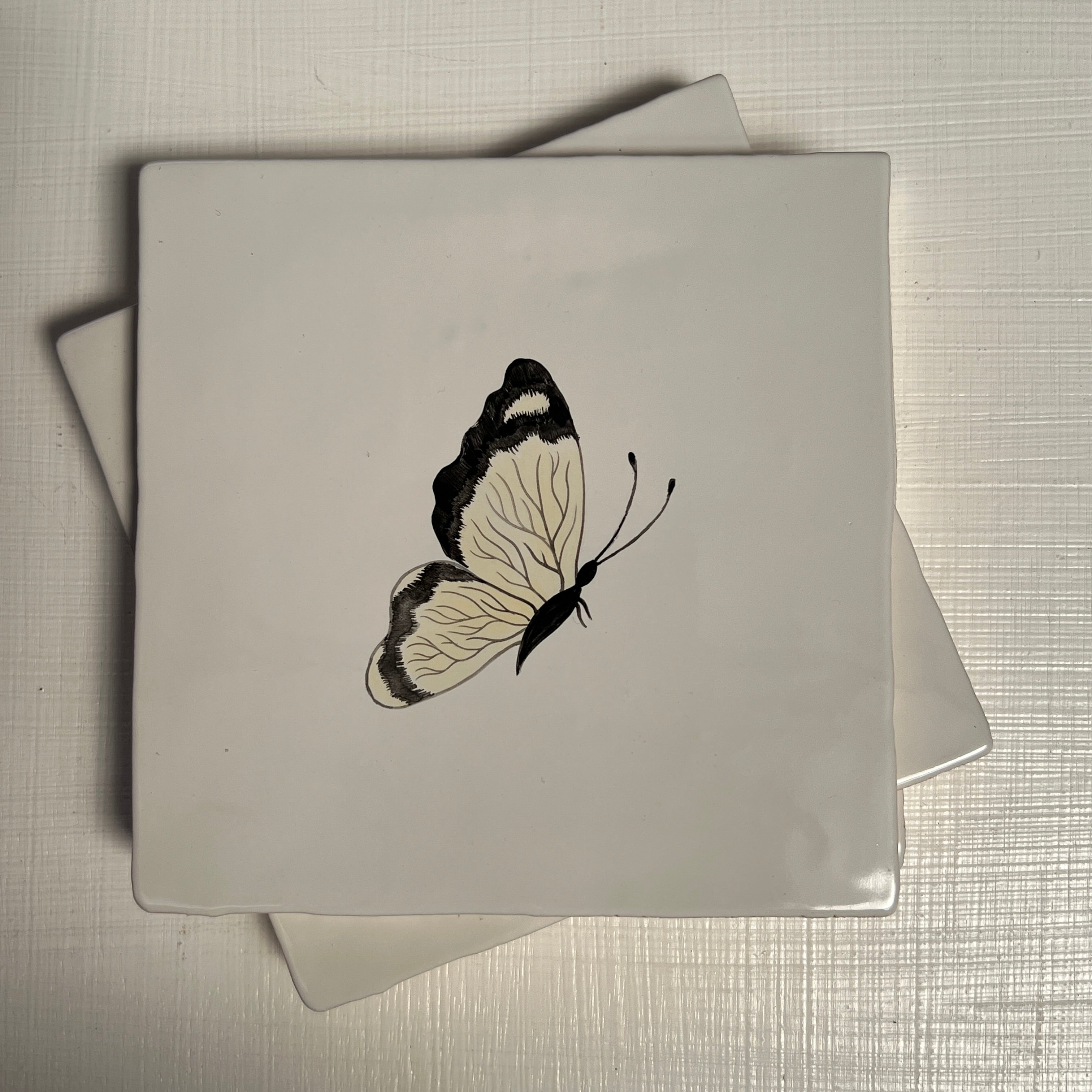 Seconds - Set of 3 Cloud Yellow Butterfly on English (Right)