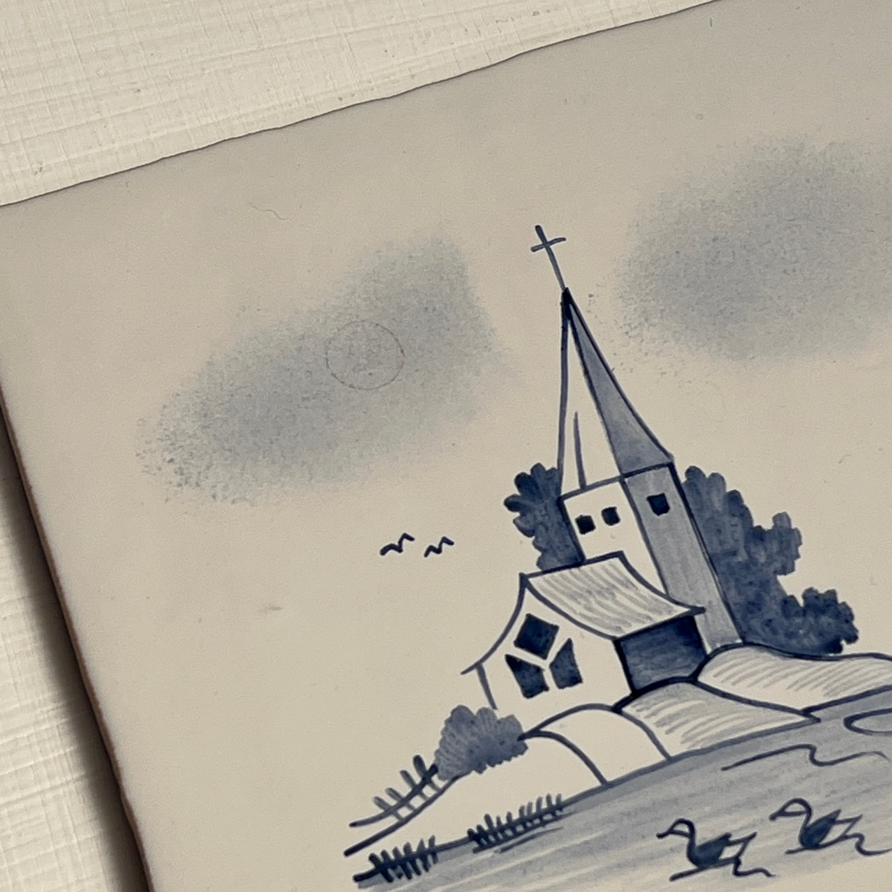 Seconds -  English Delft Chapel on English (No Corners)
