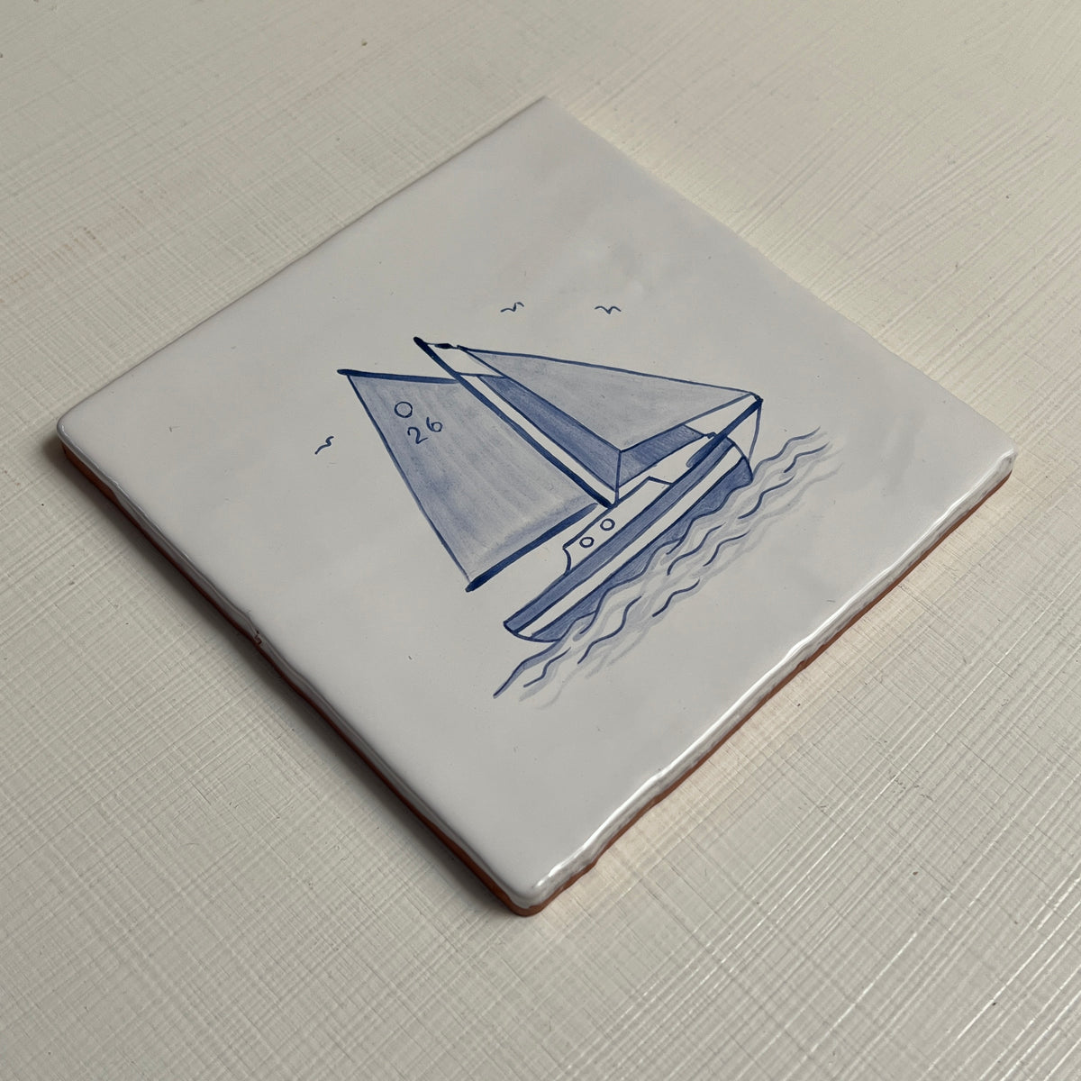 Seconds - Cornish Delft Crabber on Cornish (No Corners)