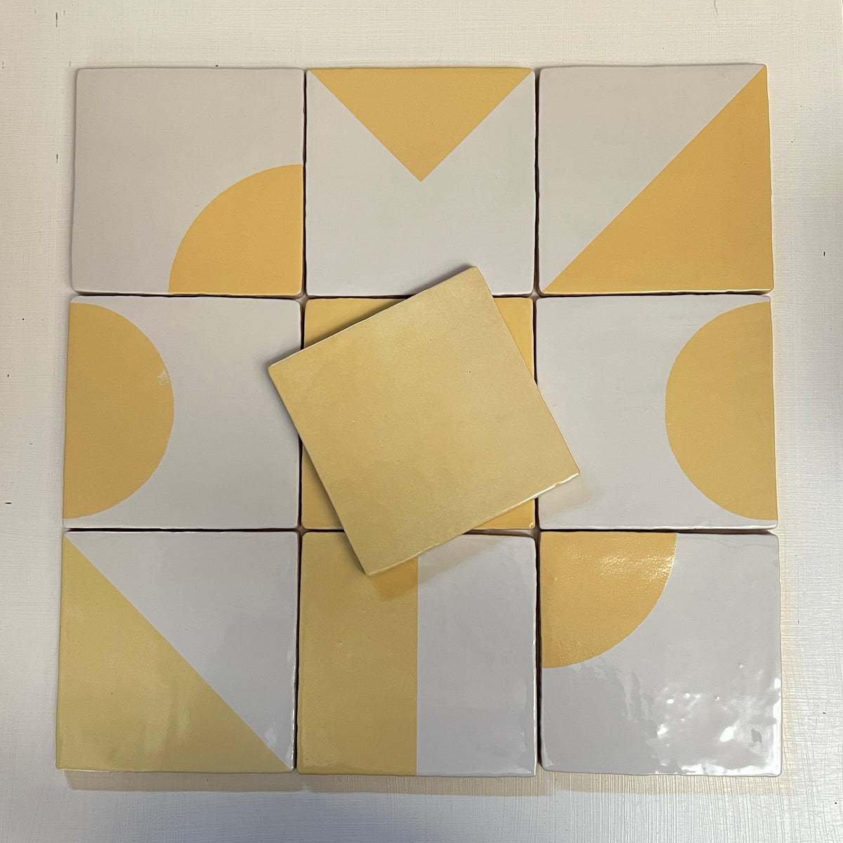 Seconds - Geometric Mix Primrose On English