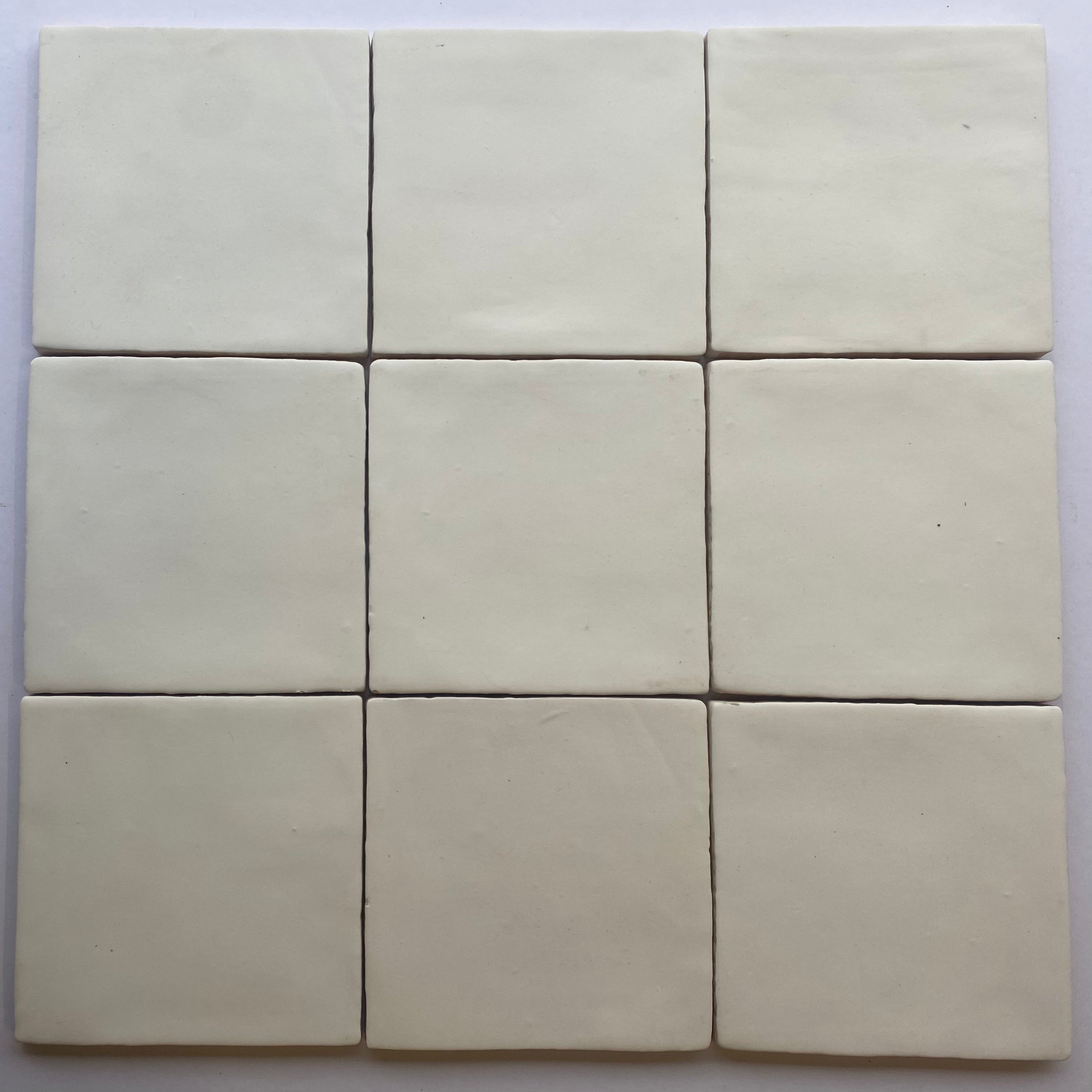 Seconds - Chalk White Plain Tiles