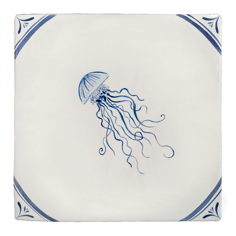 Cornish Delft Jellyfish