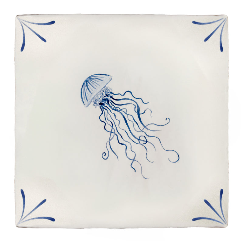 Cornish Delft Jellyfish