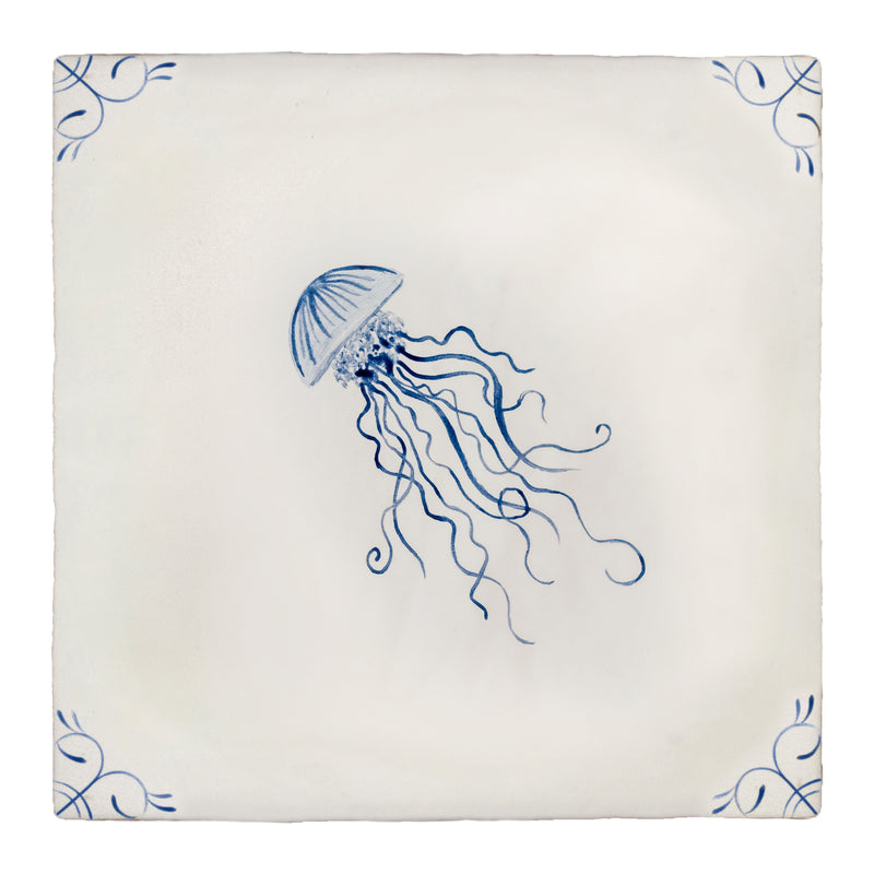 Cornish Delft Jellyfish