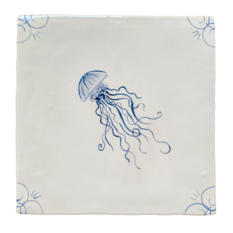 Cornish Delft Jellyfish