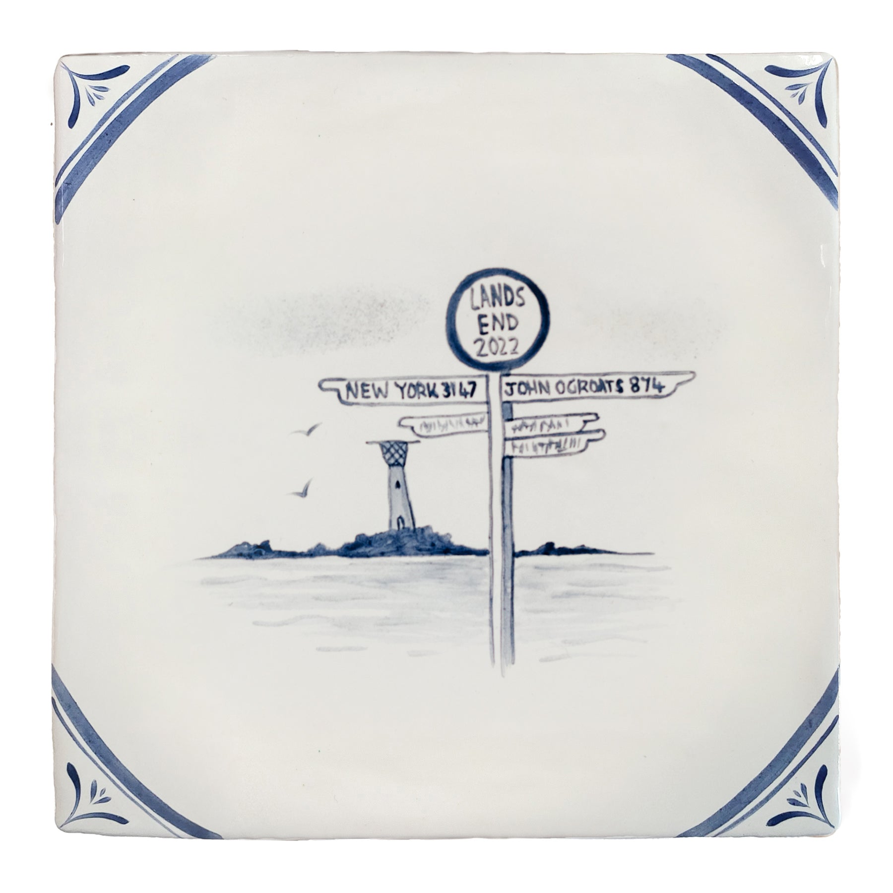 Cornish Delft Land's End