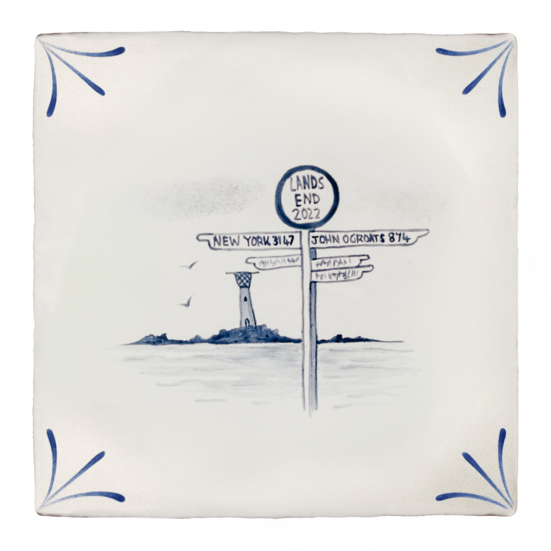 Cornish Delft Land's End