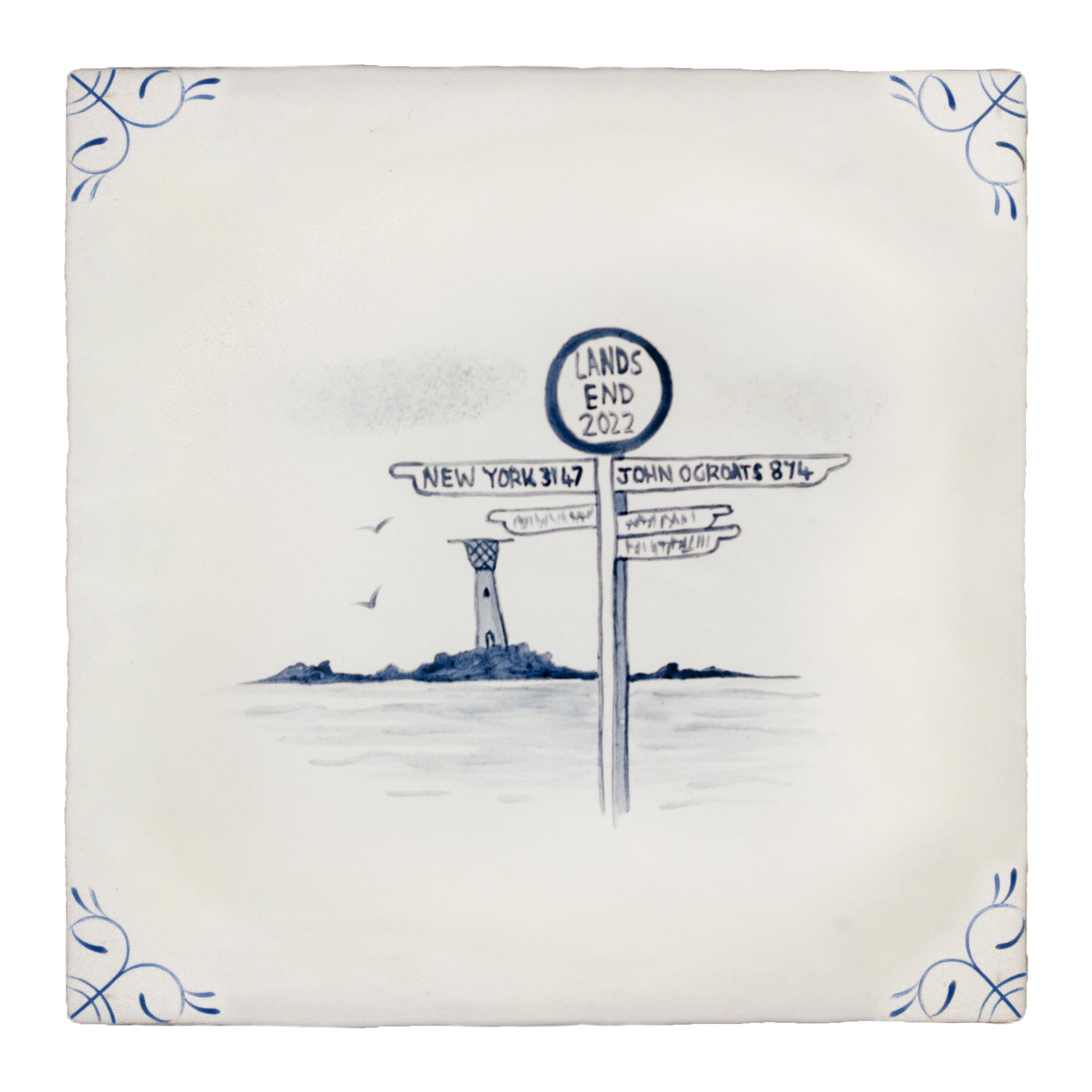 Cornish Delft Land's End