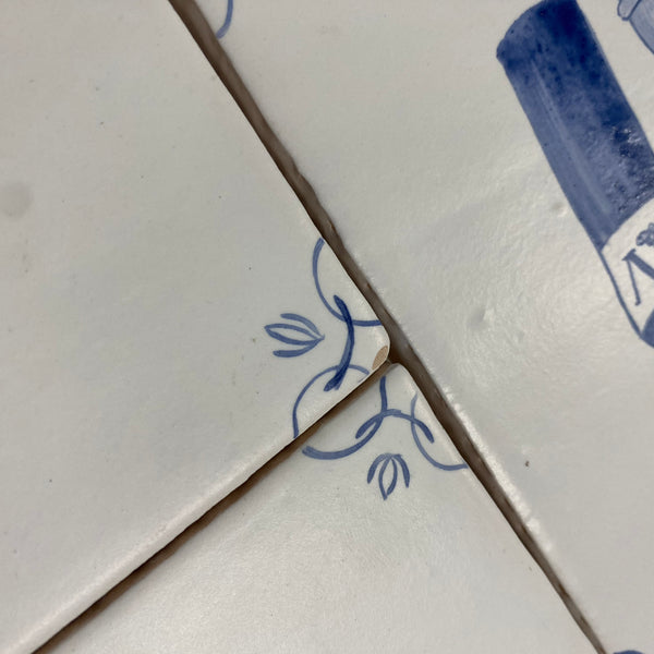 Seconds - Set of 7 Delft Decors on Chalk