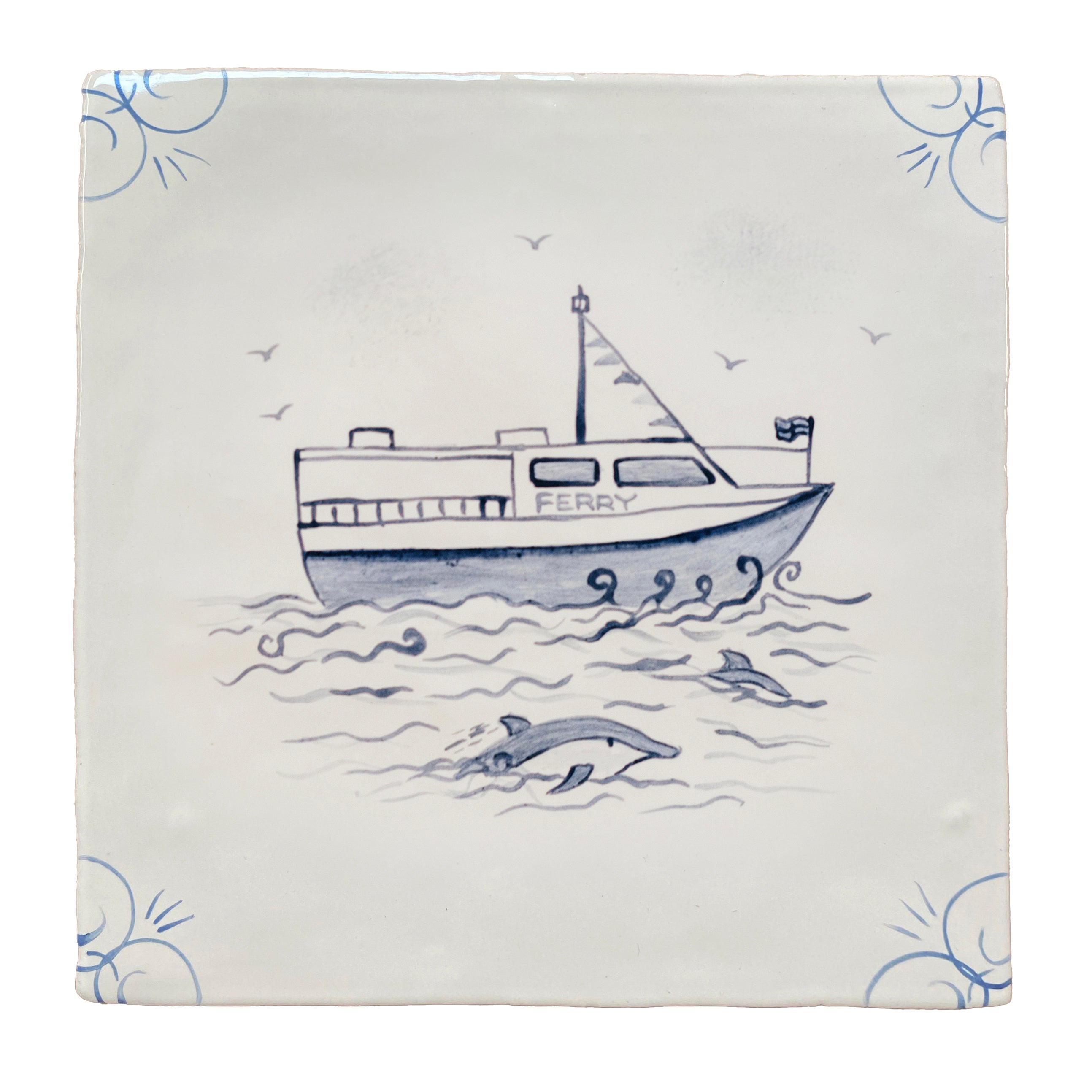 Cornish Delft Meva Ferry