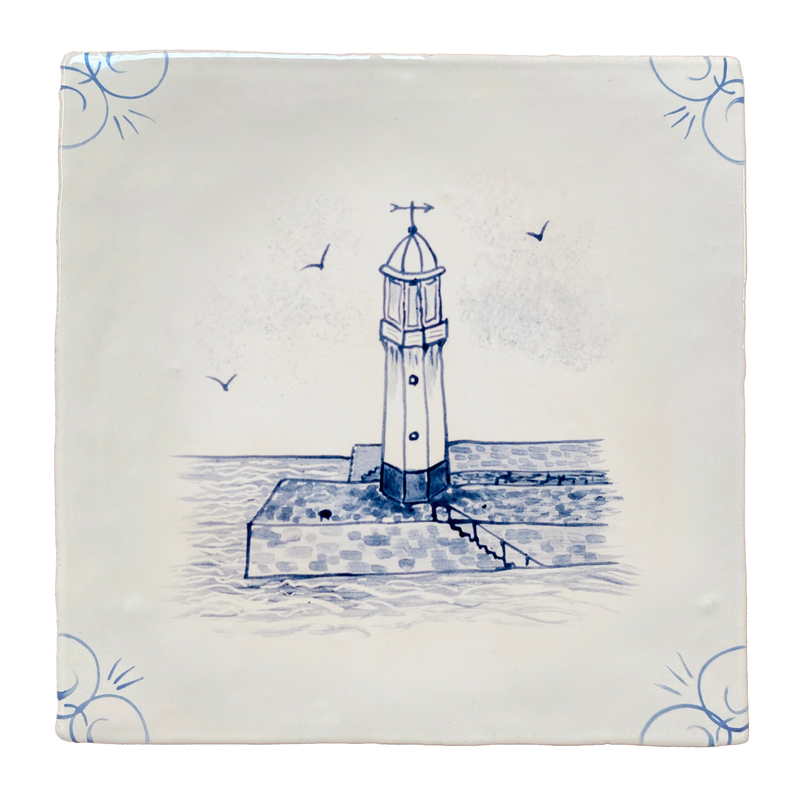 Cornish Delft Meva Lighthouse