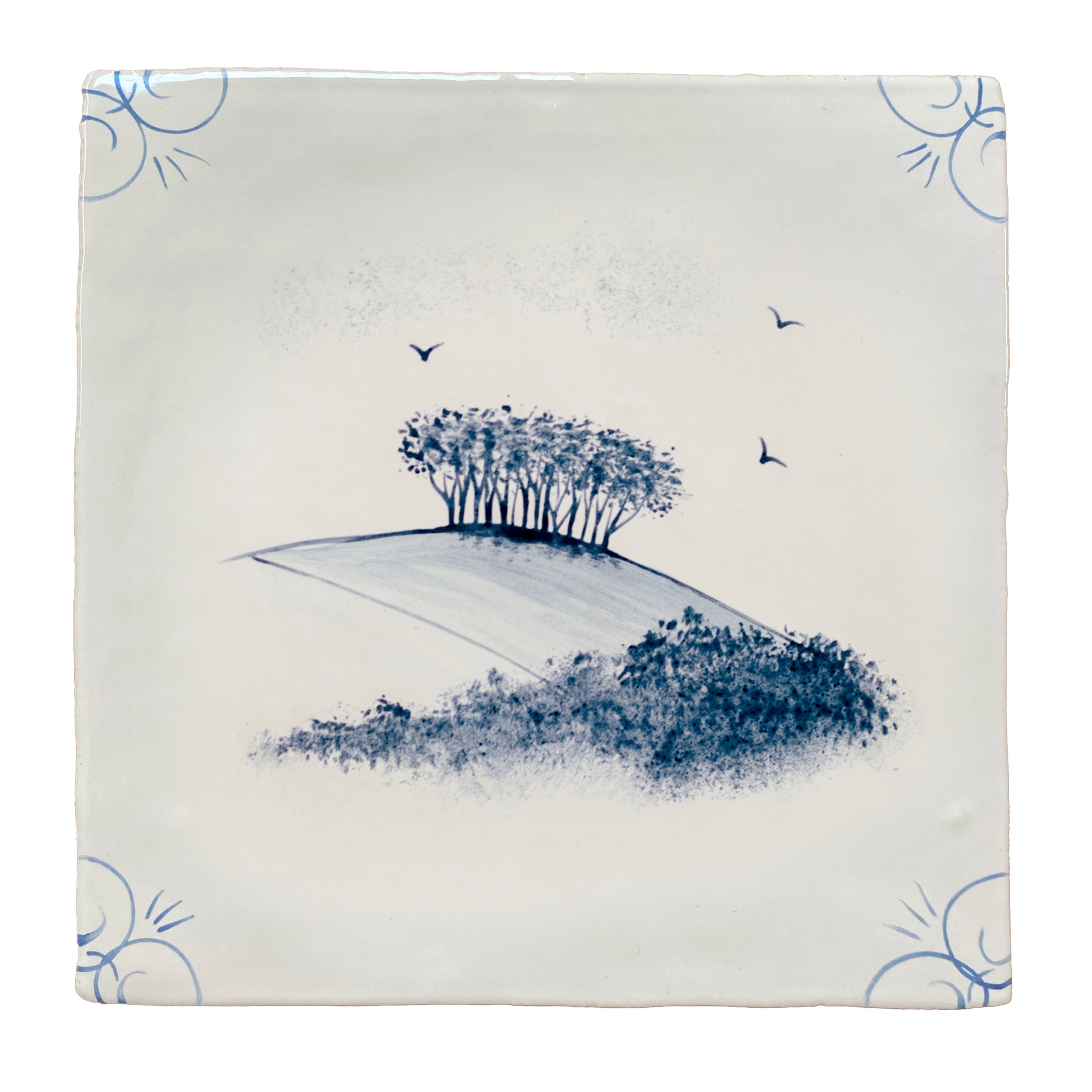 Cornish Delft Nearly Home Trees
