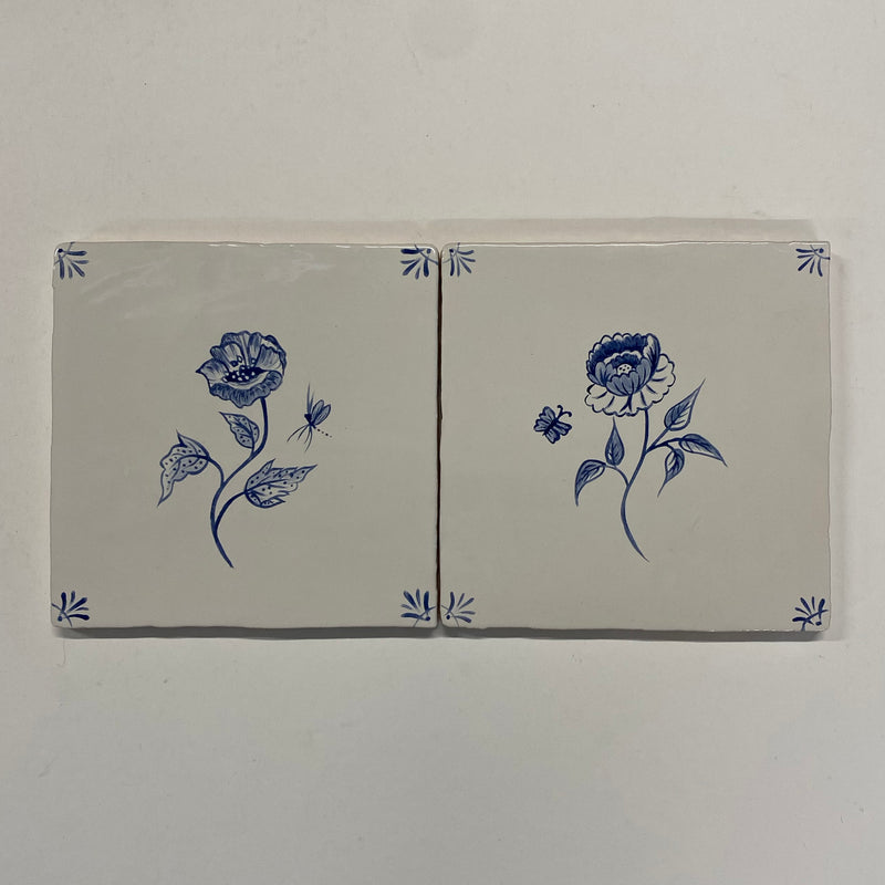 Seconds - Cornish Delft Peony & Poppy