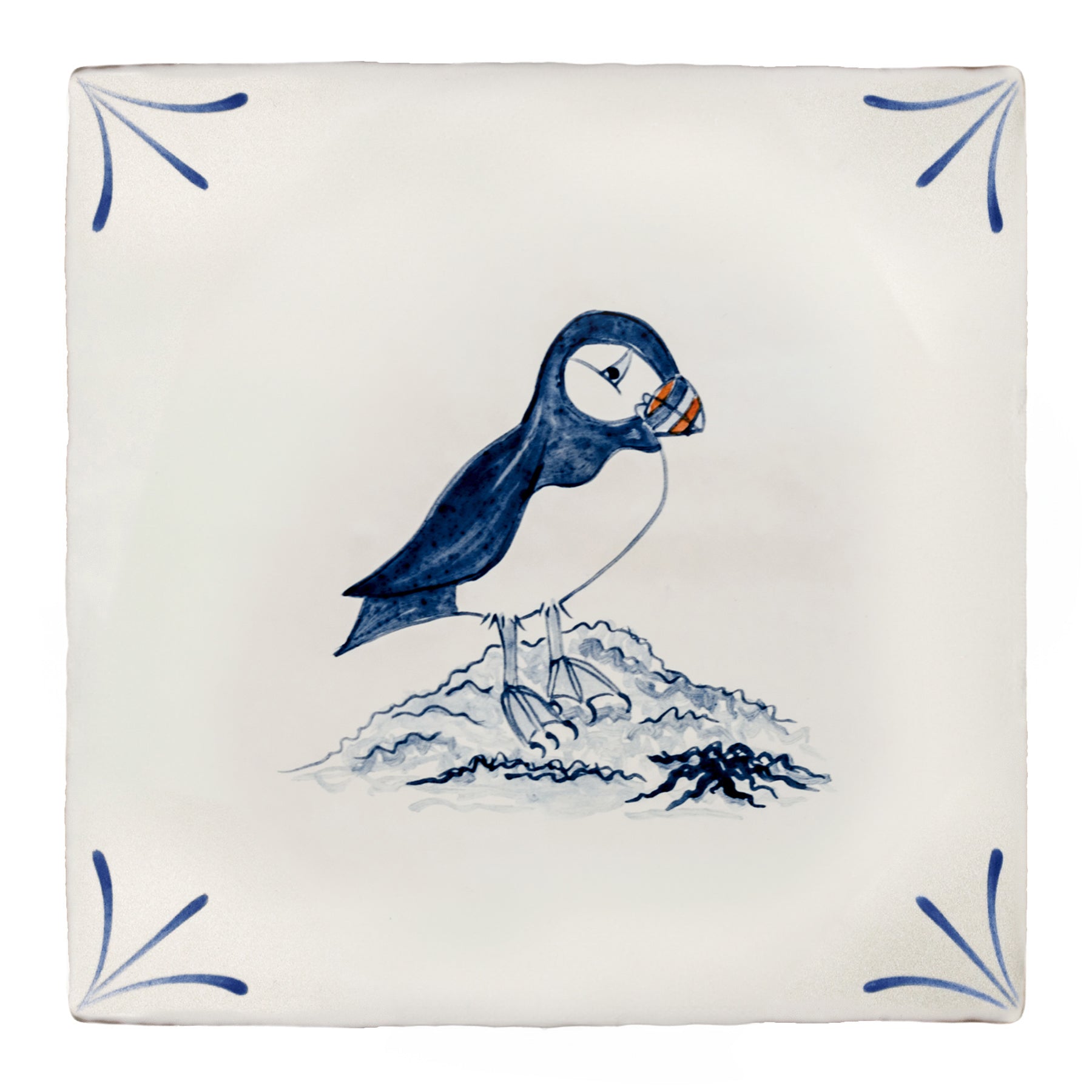 Cornish Delft Puffin