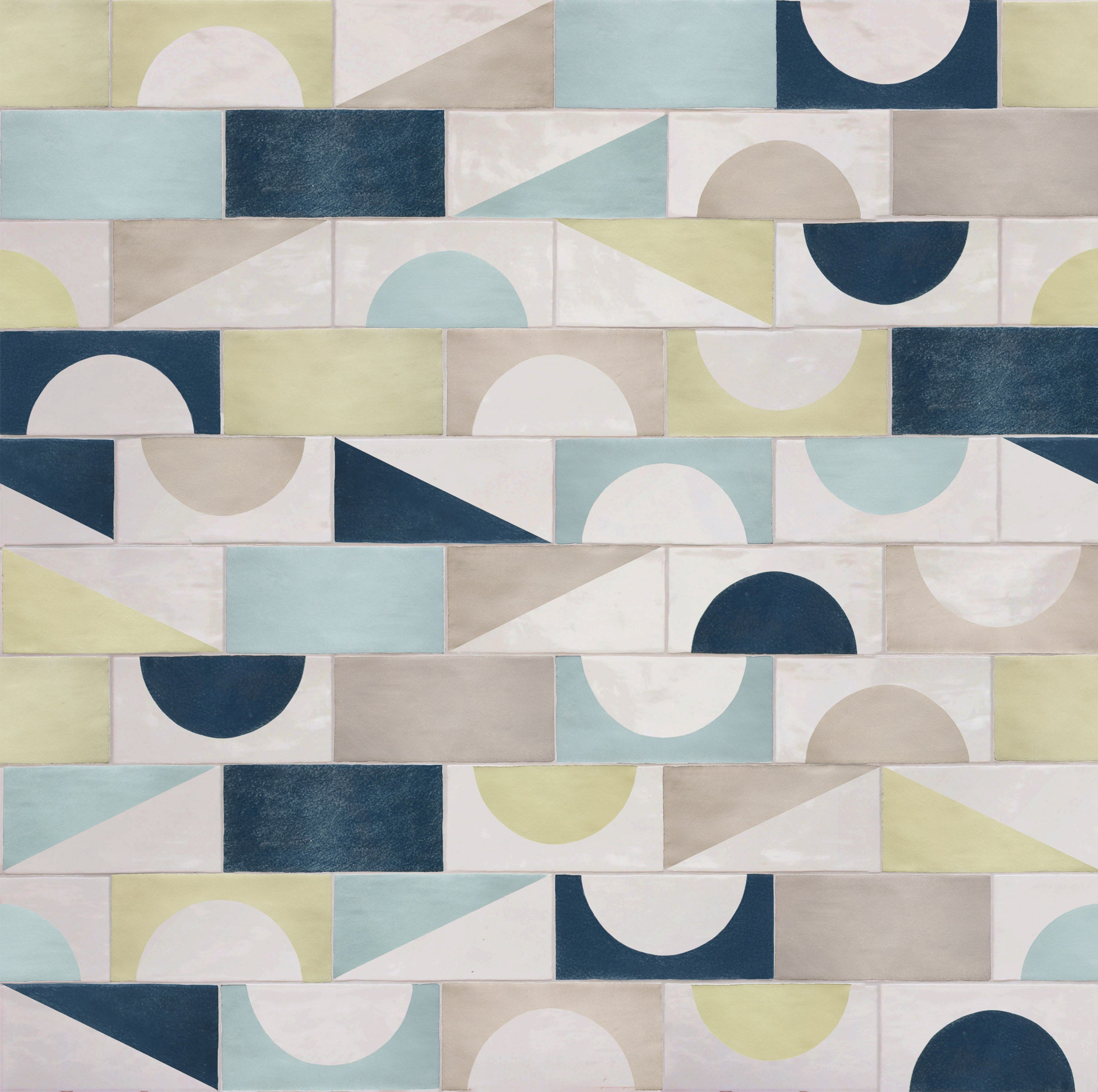 Shape Play Sea Mist 50 Tile Panel