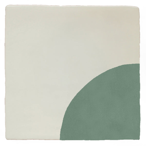 Arc Quarter Sea Green