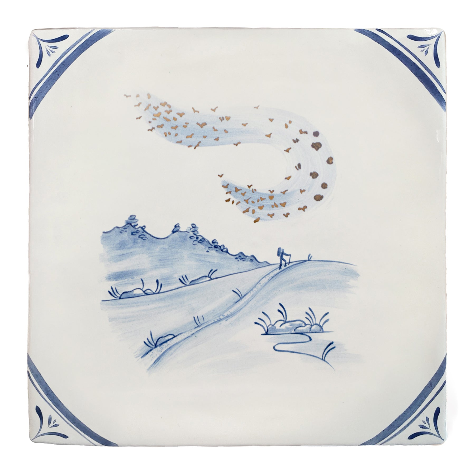 Wilderness Delft Murmurations with Gold
