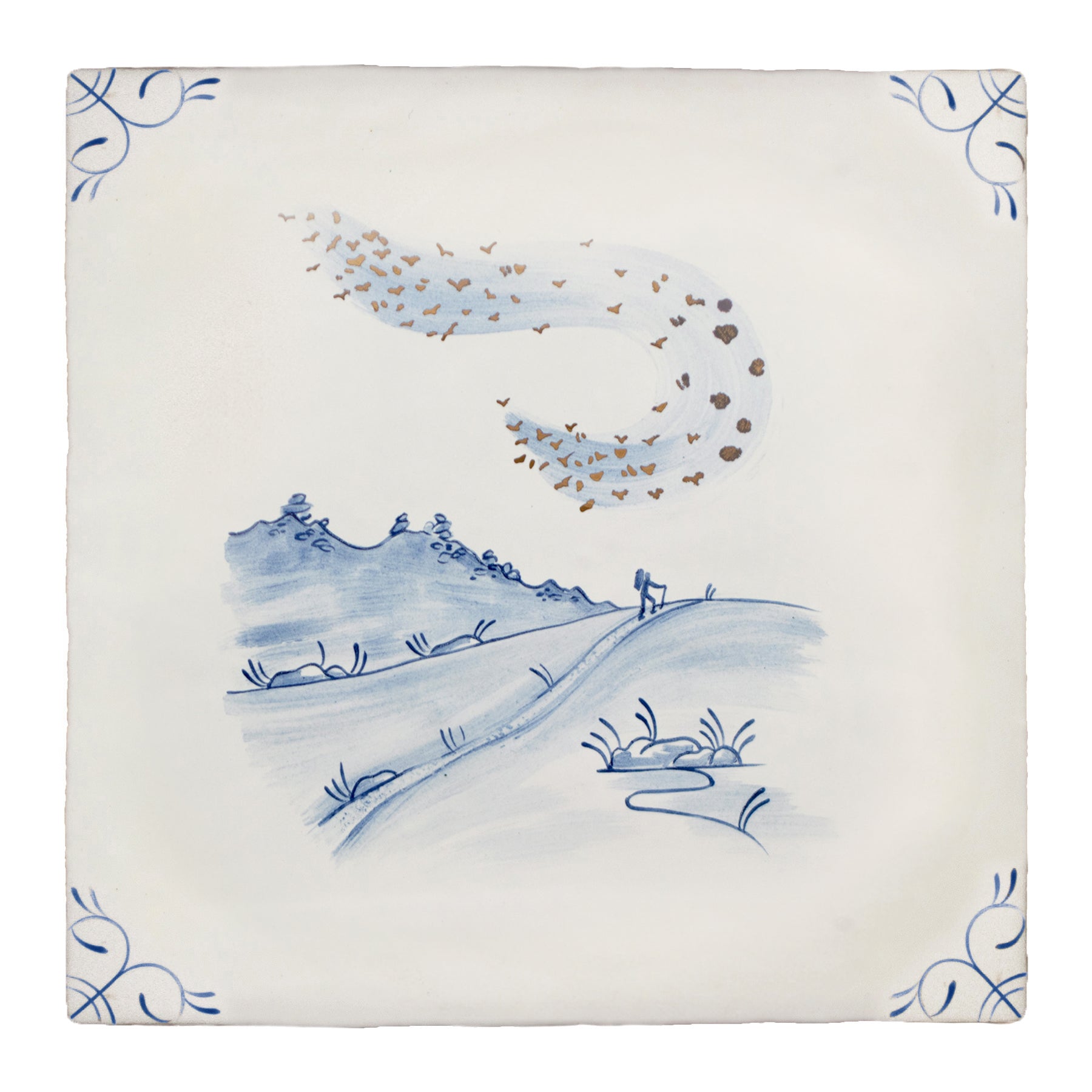 Wilderness Delft Murmurations with Gold