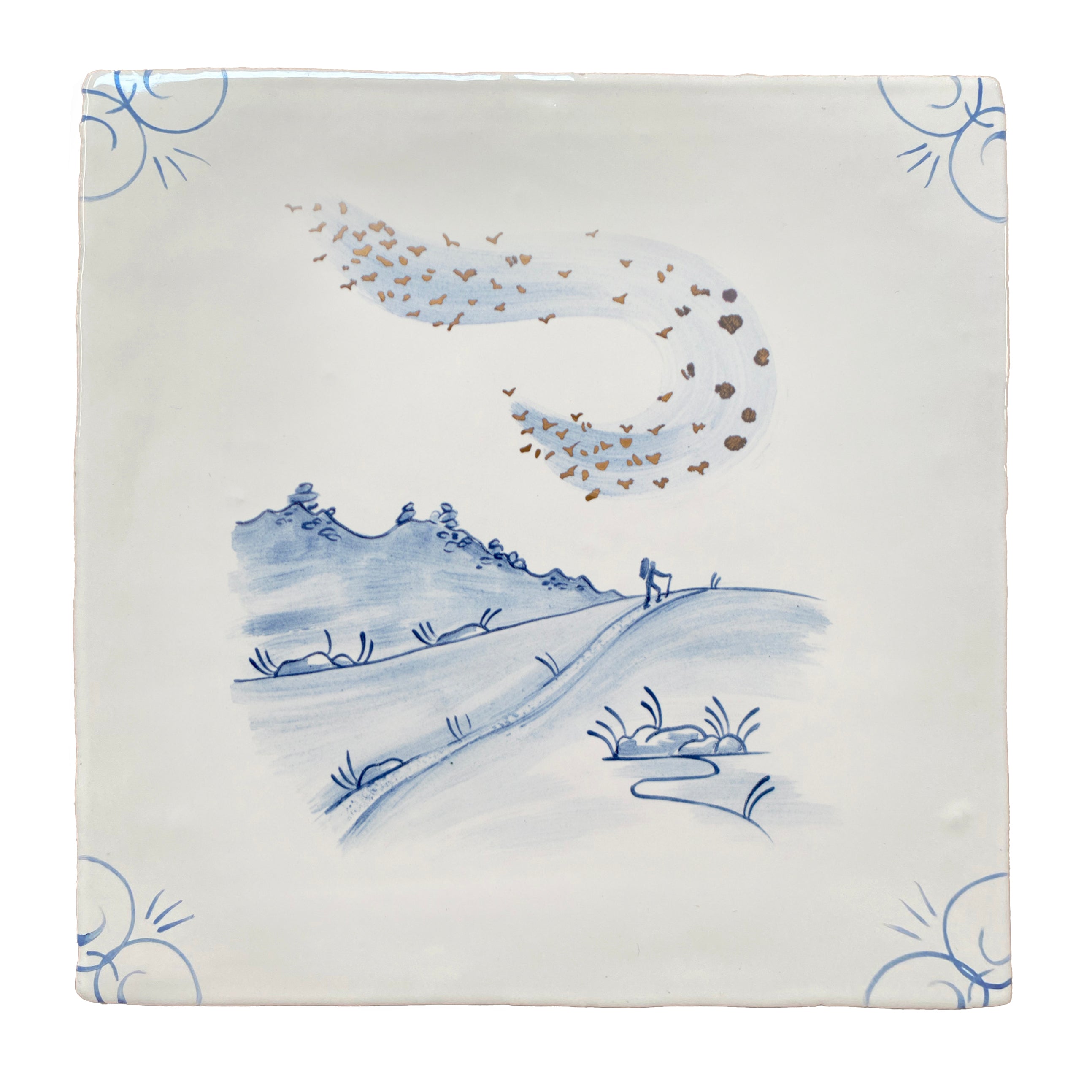 Wilderness Delft Murmurations with Gold