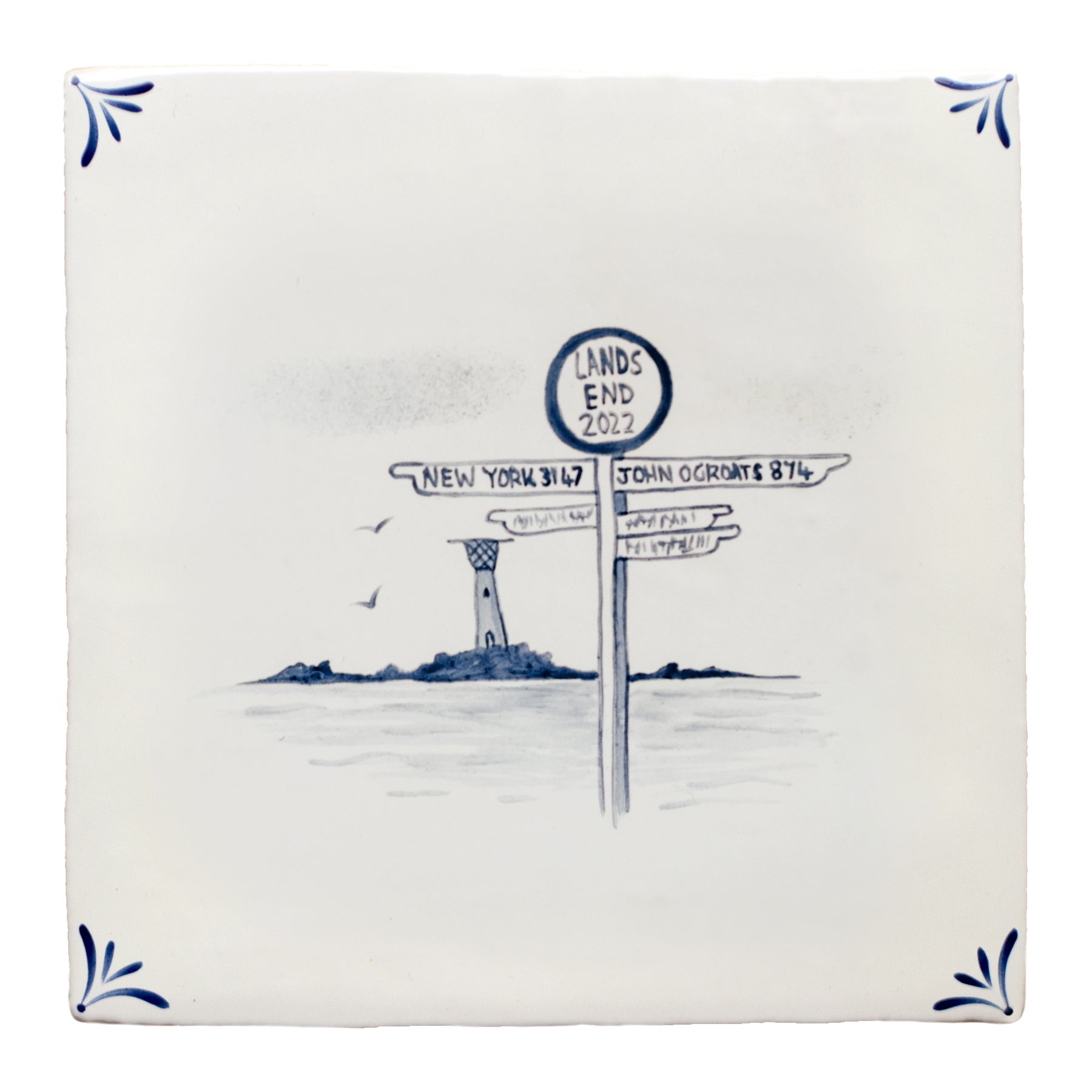 Cornish Delft Land's End