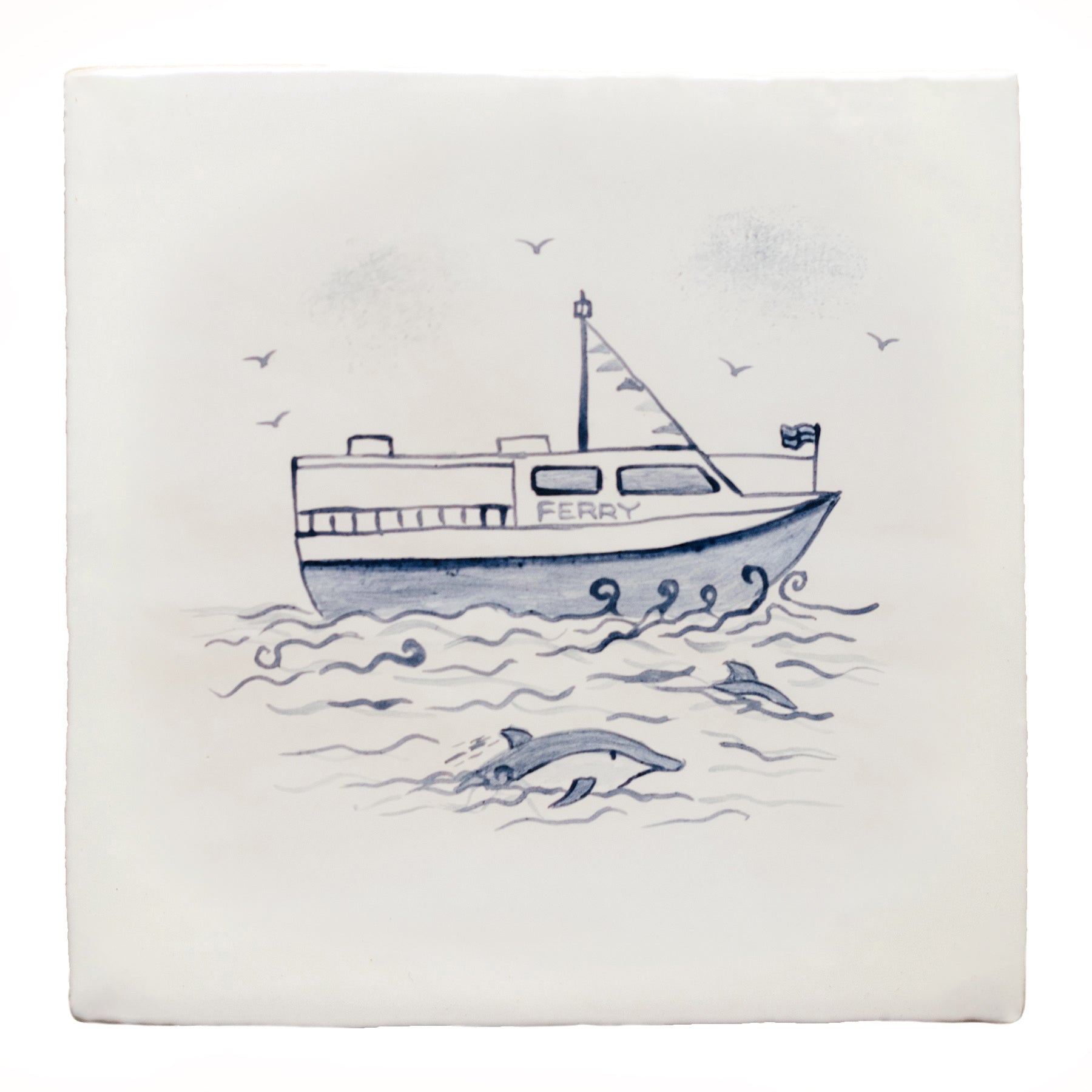 Cornish Delft Meva Ferry