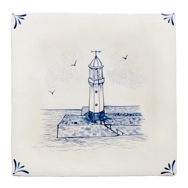 Cornish Delft Meva Lighthouse