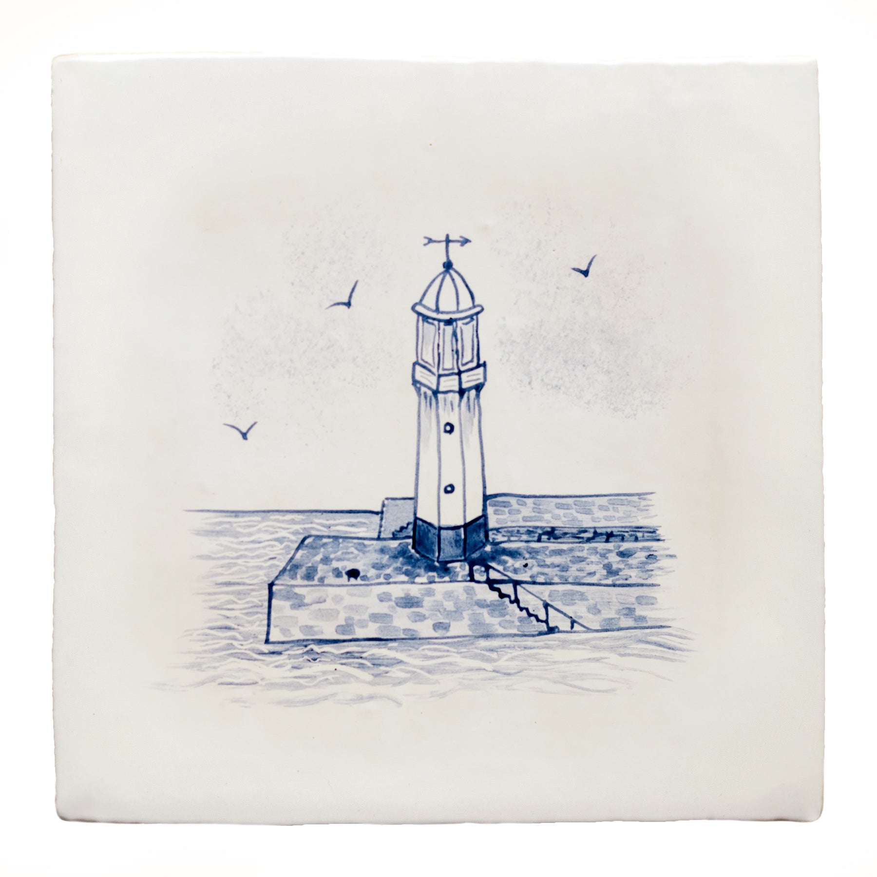 Cornish Delft Meva Lighthouse