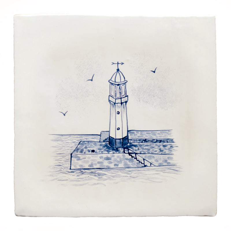 Cornish Delft Meva Lighthouse