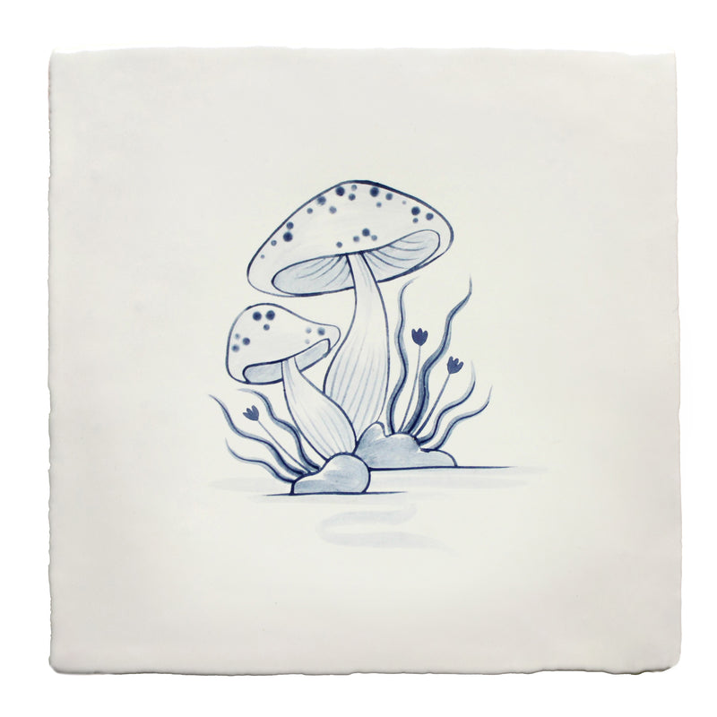 Wilderness Delft Wild Mushroom with Gold