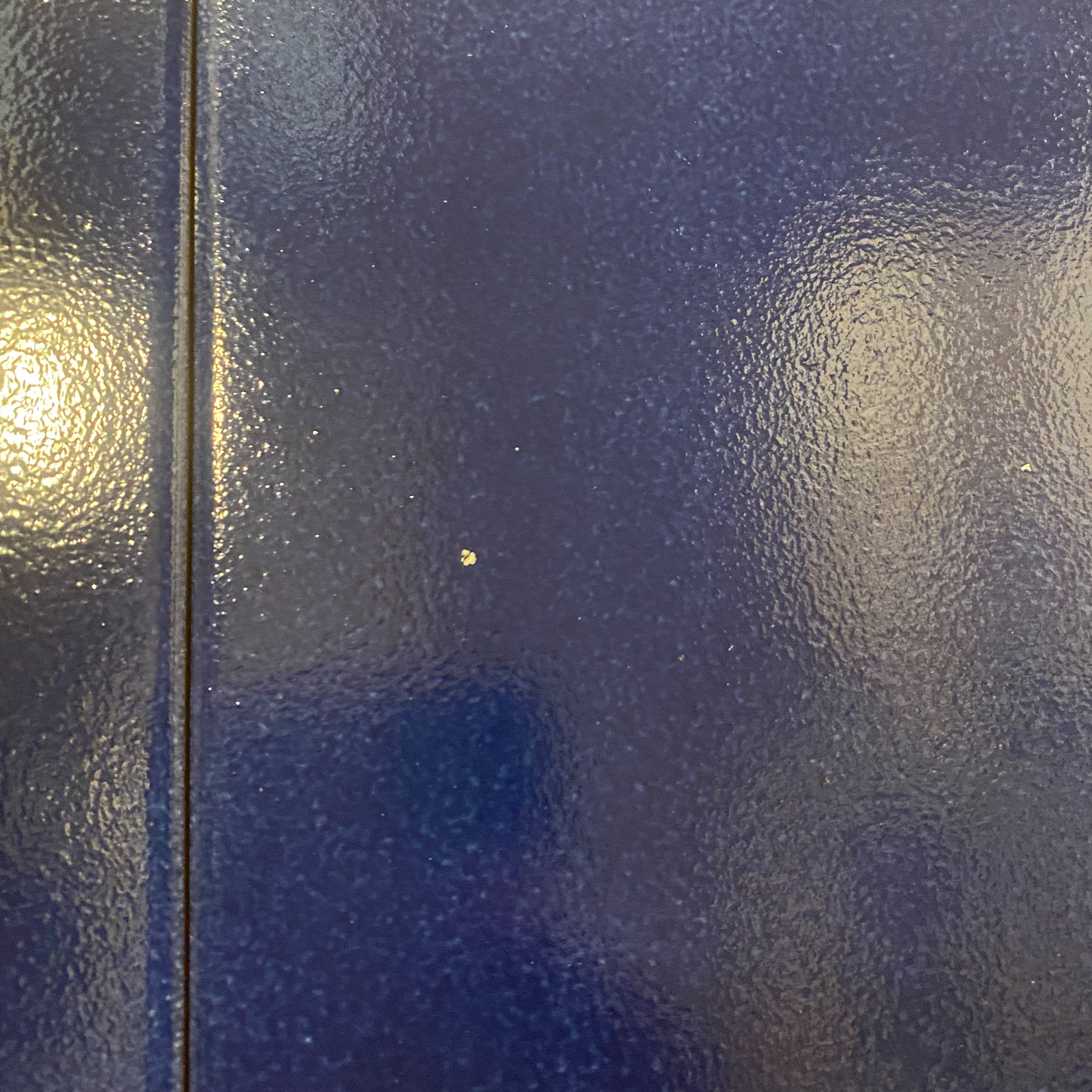 Seconds - Calico Floor Tile in Navy (Gloss finish)