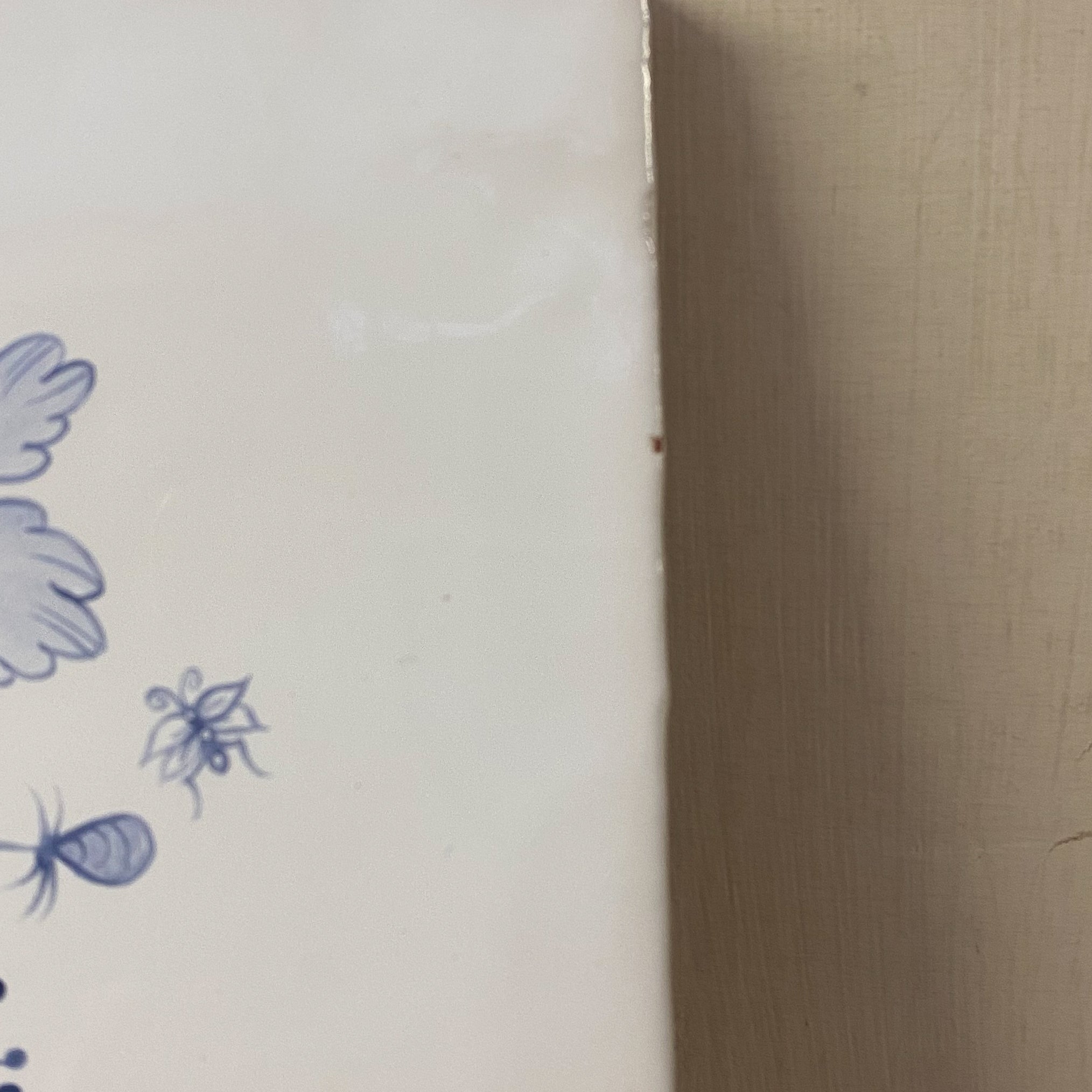 Seconds - Flora Delft Cosmos on Cornish (No Corners)