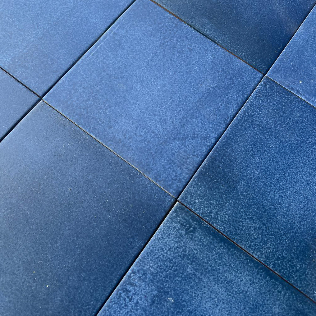 Seconds - Calico Floor Tile in Navy (Matt finish)