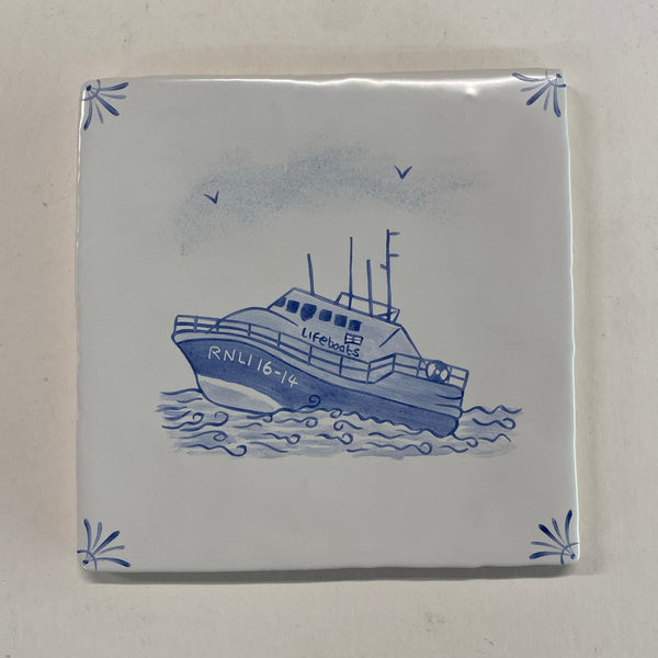 Seconds - Cornish Delft Lifeboat