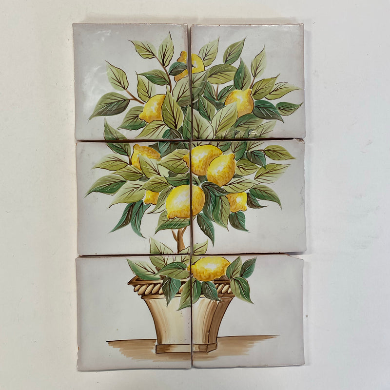 One Off Product - Lemon Plant Panel 6 – Decorum Studio Cornwall