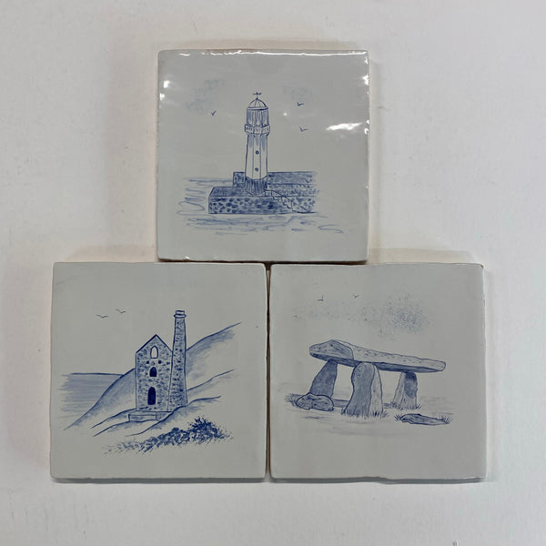 Seconds - Cornish Delft Set with no corners