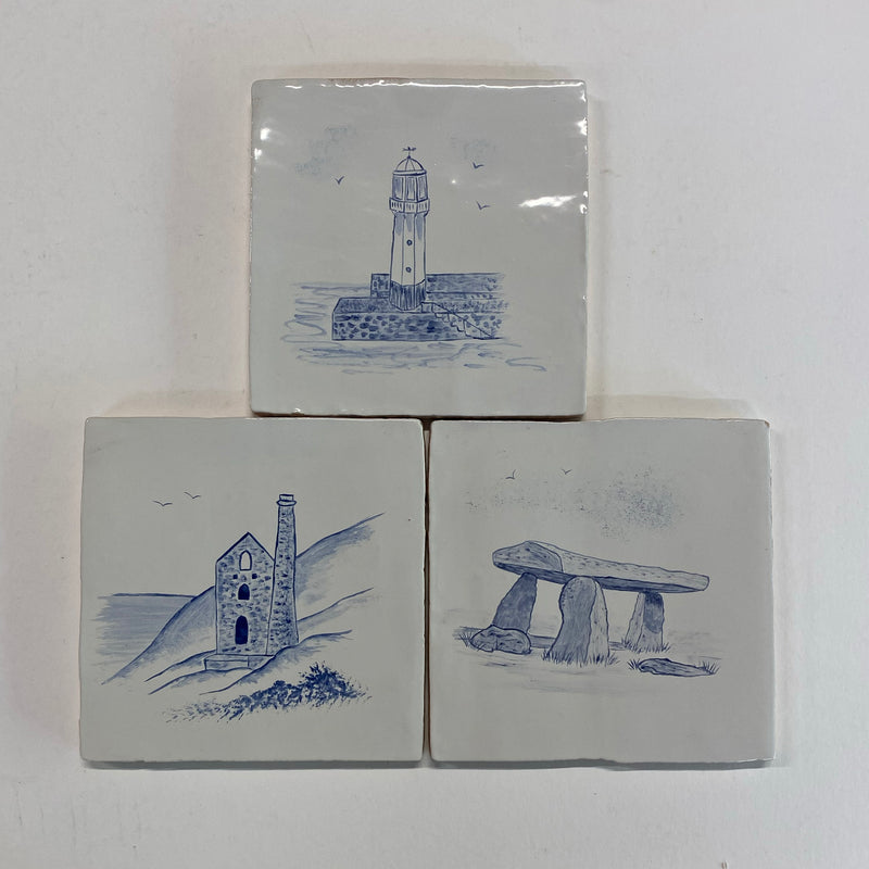 Seconds - Cornish Delft Set with no corners