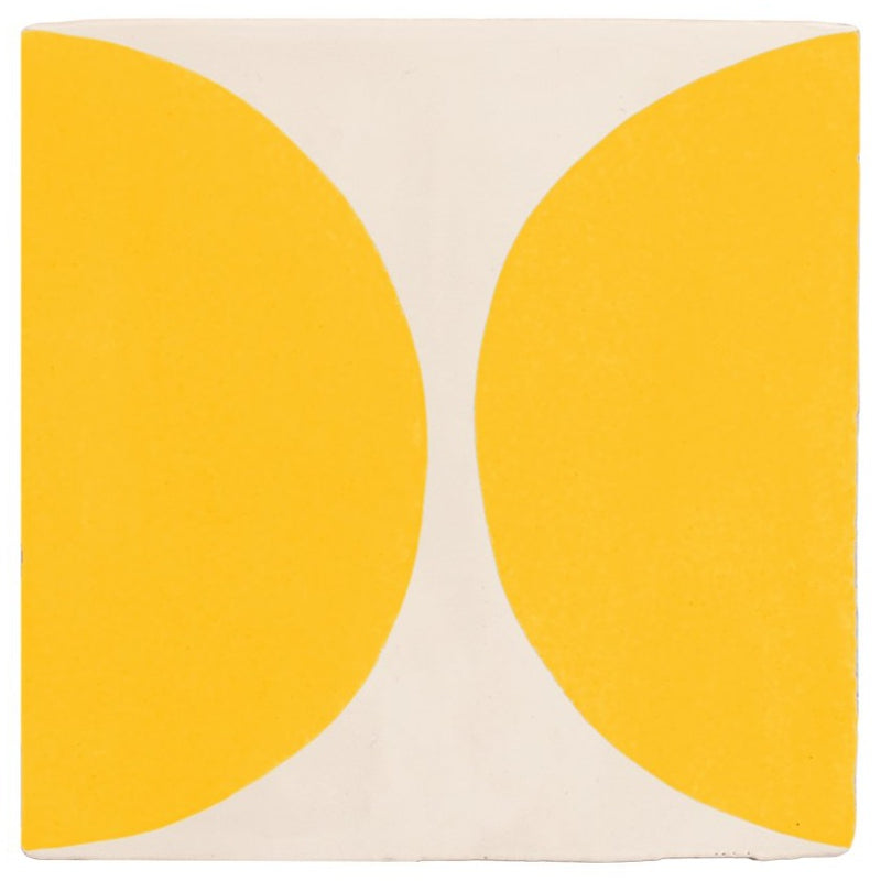 Arc Lemon yellow tile