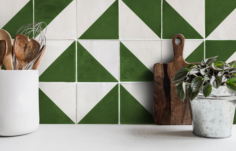 Signal Clover tiles in kitchen