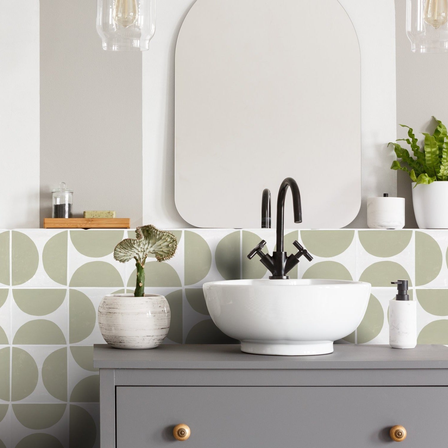 Arc Willow wall tiles